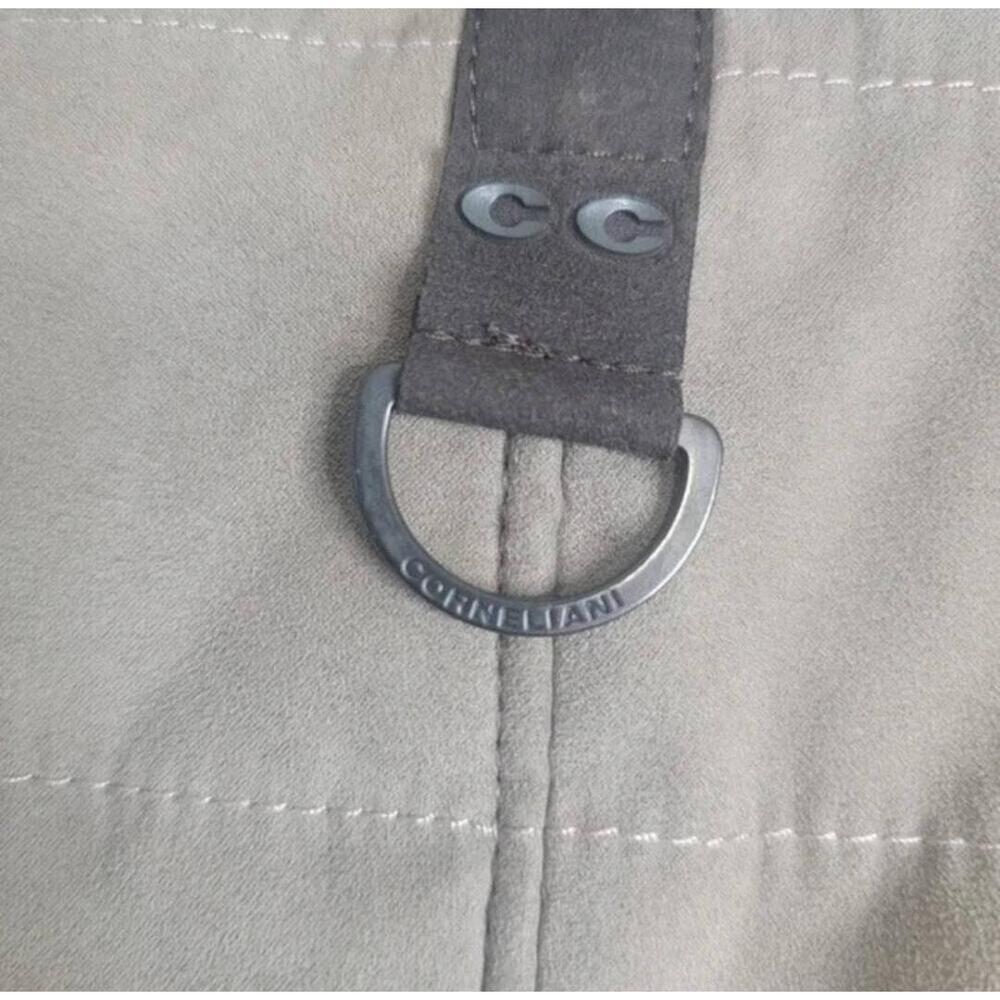 Cc Collection O. Wear Corneliani Suede Sueretto Jacket taupe sz 44 - Picture 9 of 16